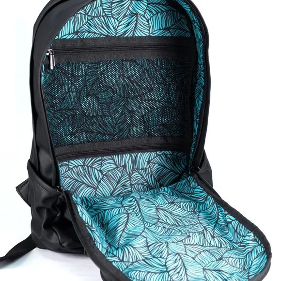 Renmenbo BackpackBlack Leather